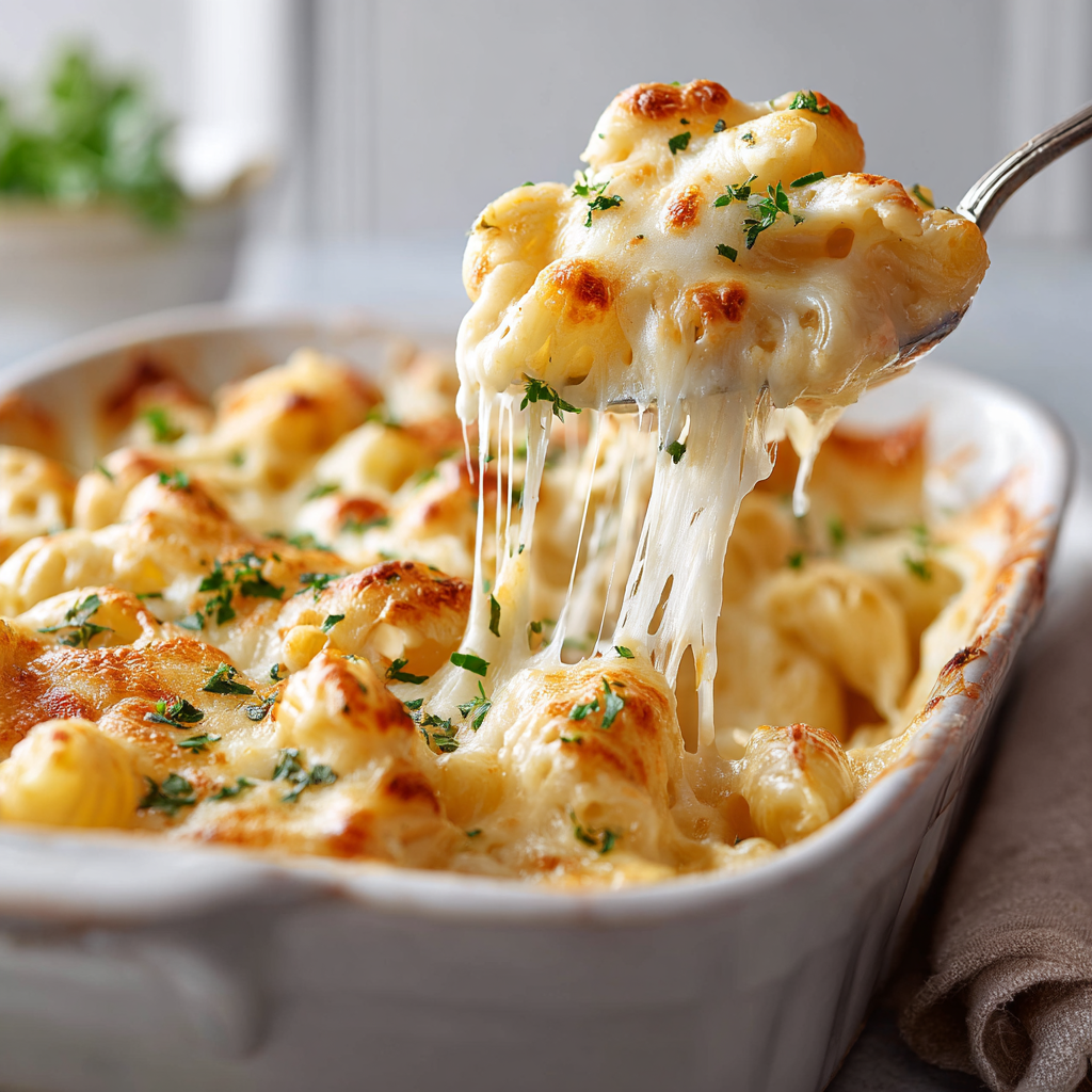 Keto Chicken Alfredo Casserole