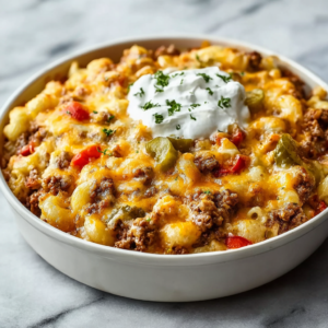 keto Mexican Beef and Cauliflower Casserole