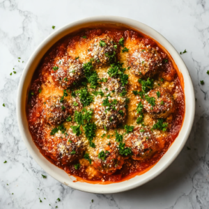 Keto Meatball Casserole