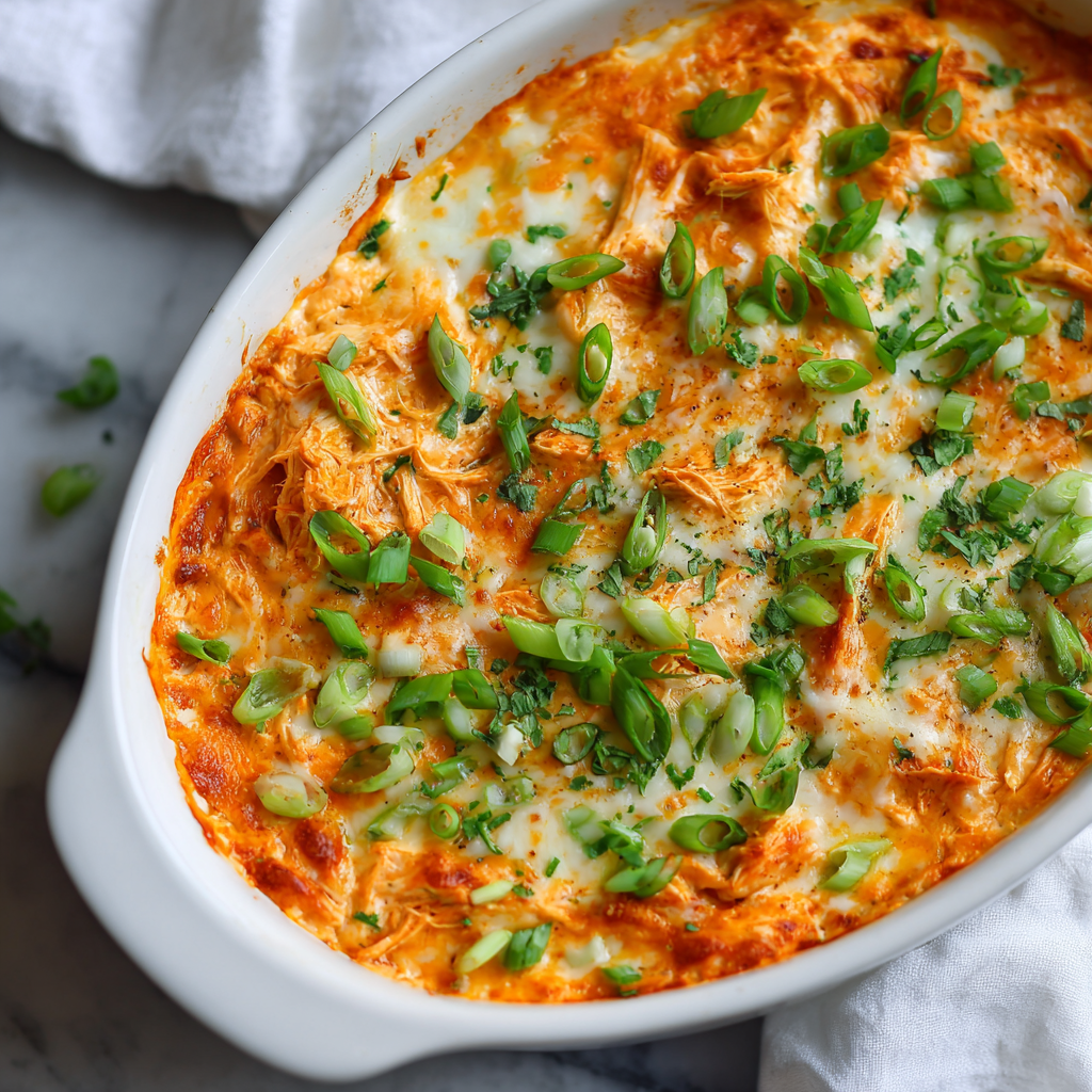 Keto Buffalo Chicken Casserole