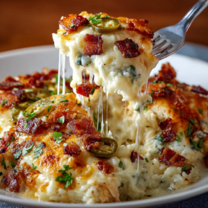 Keto Jalapeño Chicken Casserole