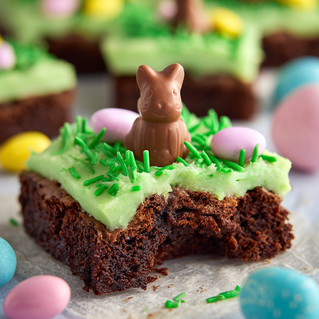 Easter Bunny Brownies