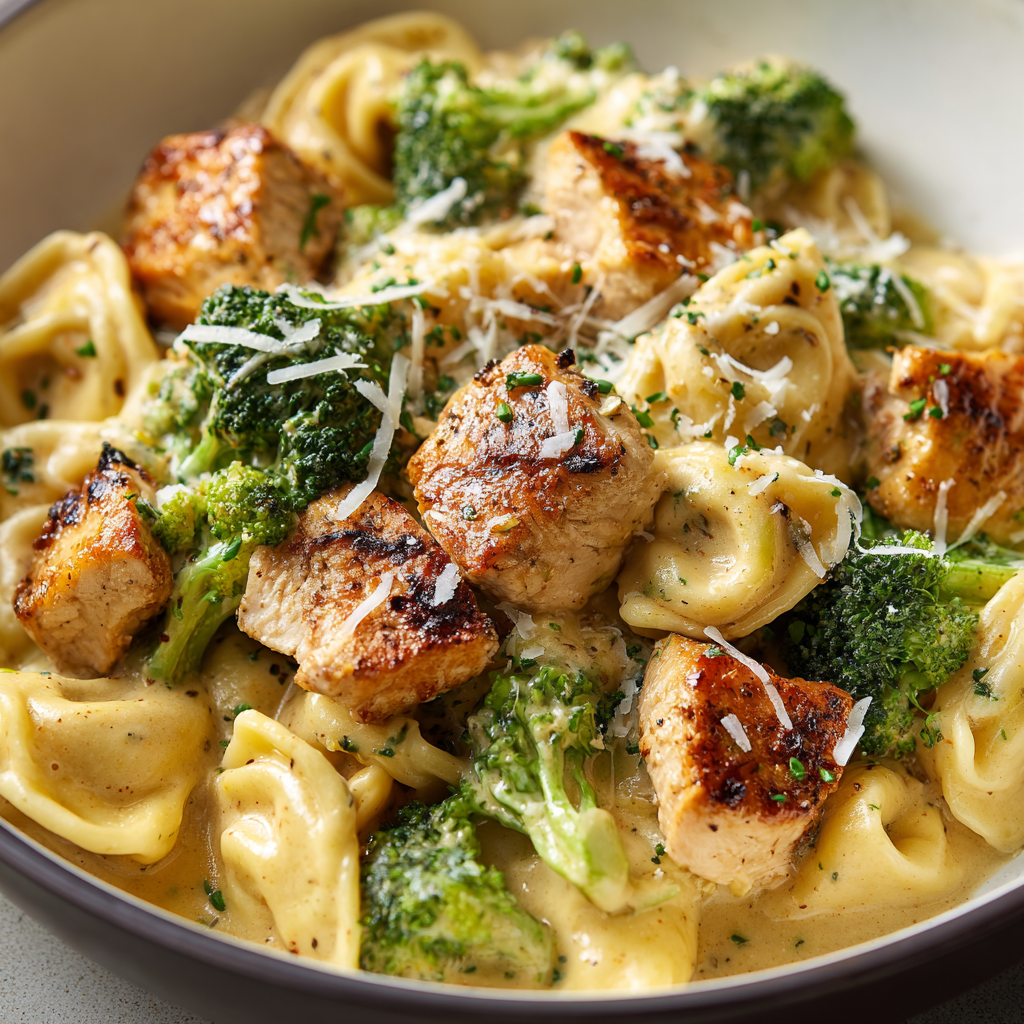 Chicken and Broccoli Tortellini