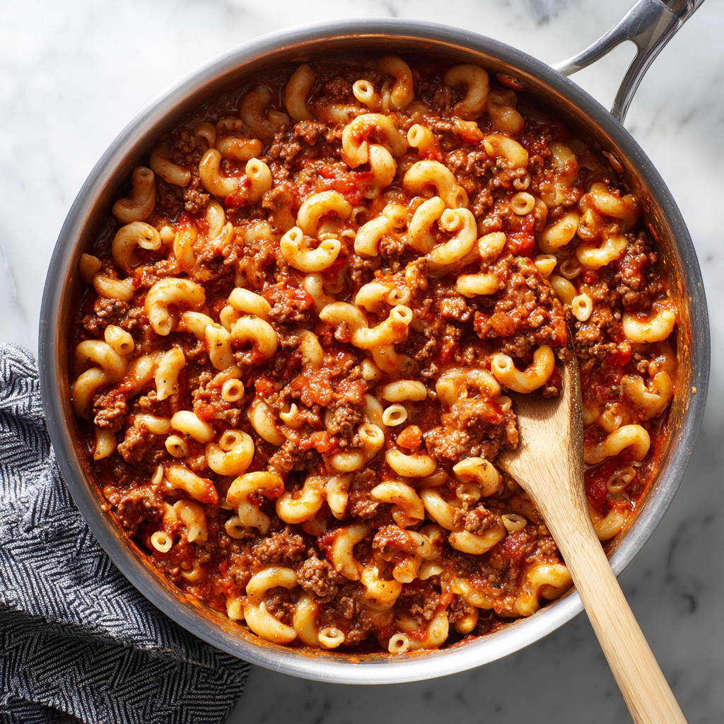 Bacon Cheeseburger Pasta
