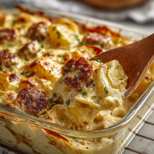 Kielbasa and Potato Bake