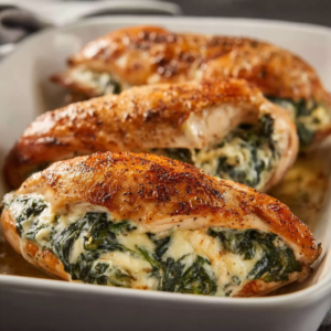 Spinach Stuffed Chicken Breast