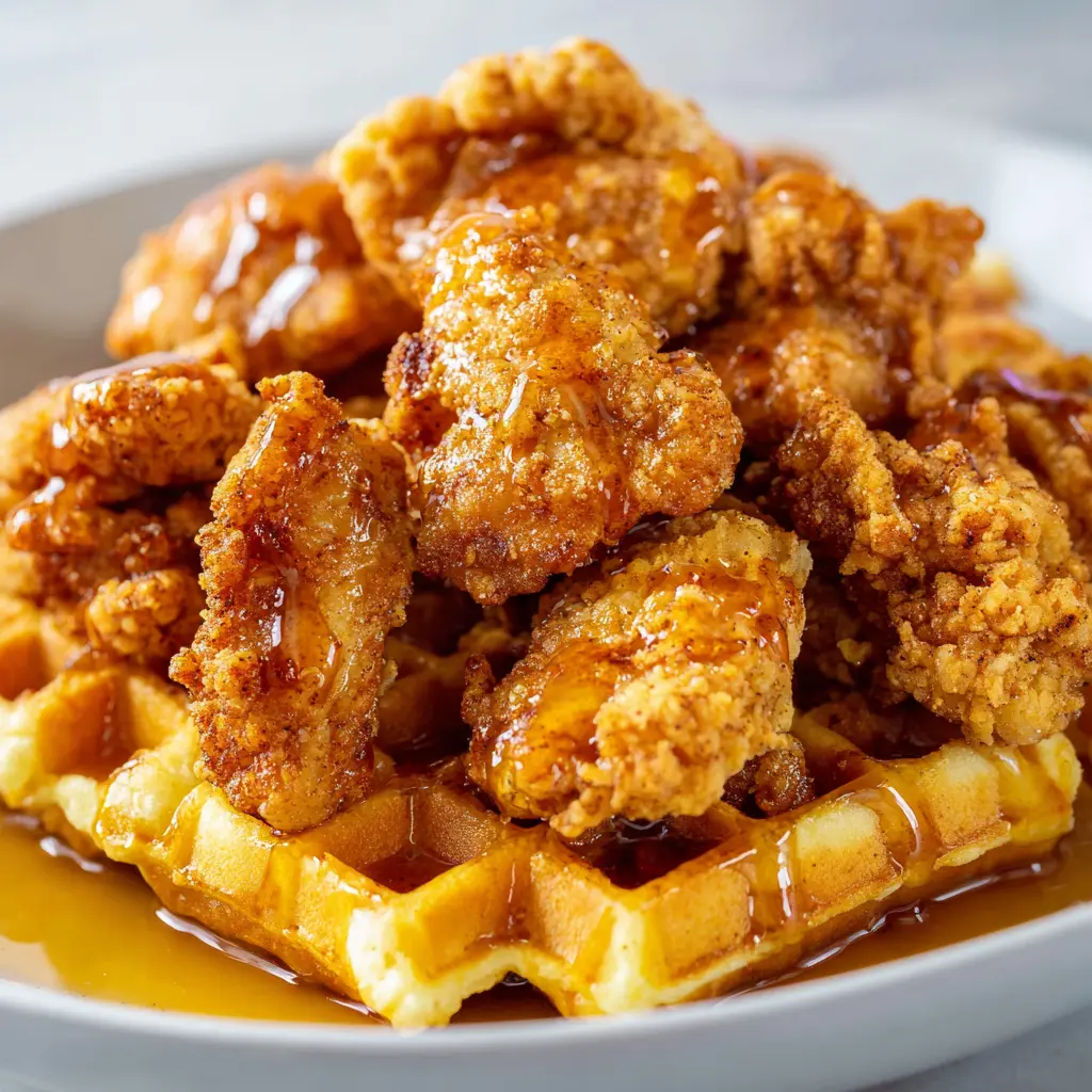 Chicken and Waffle Casserole