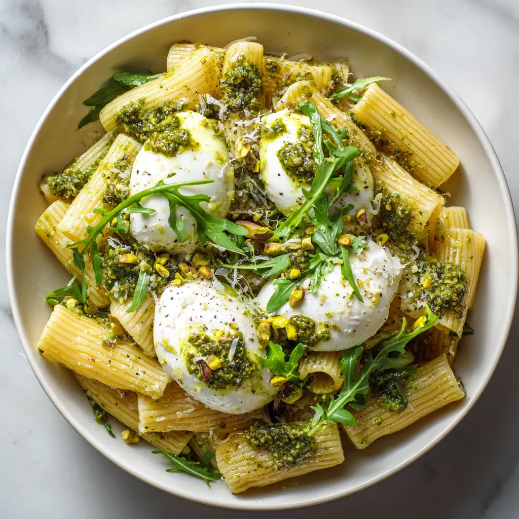 Lemon Burrata Pasta Salad