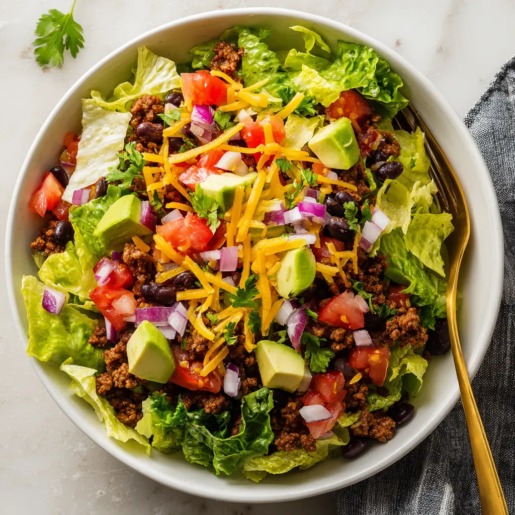 Loaded Veggie Burger Salad