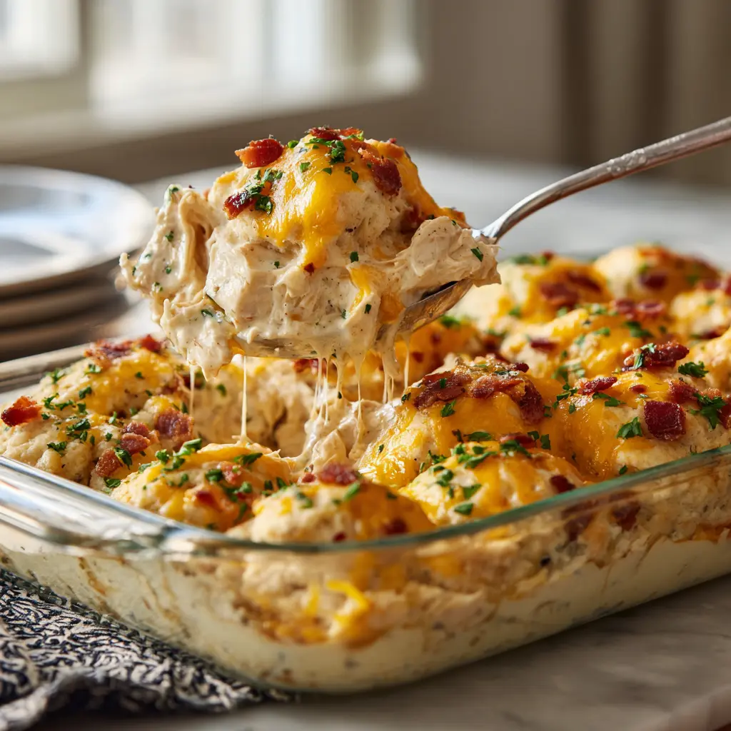 Chicken Bubble Biscuit Bake