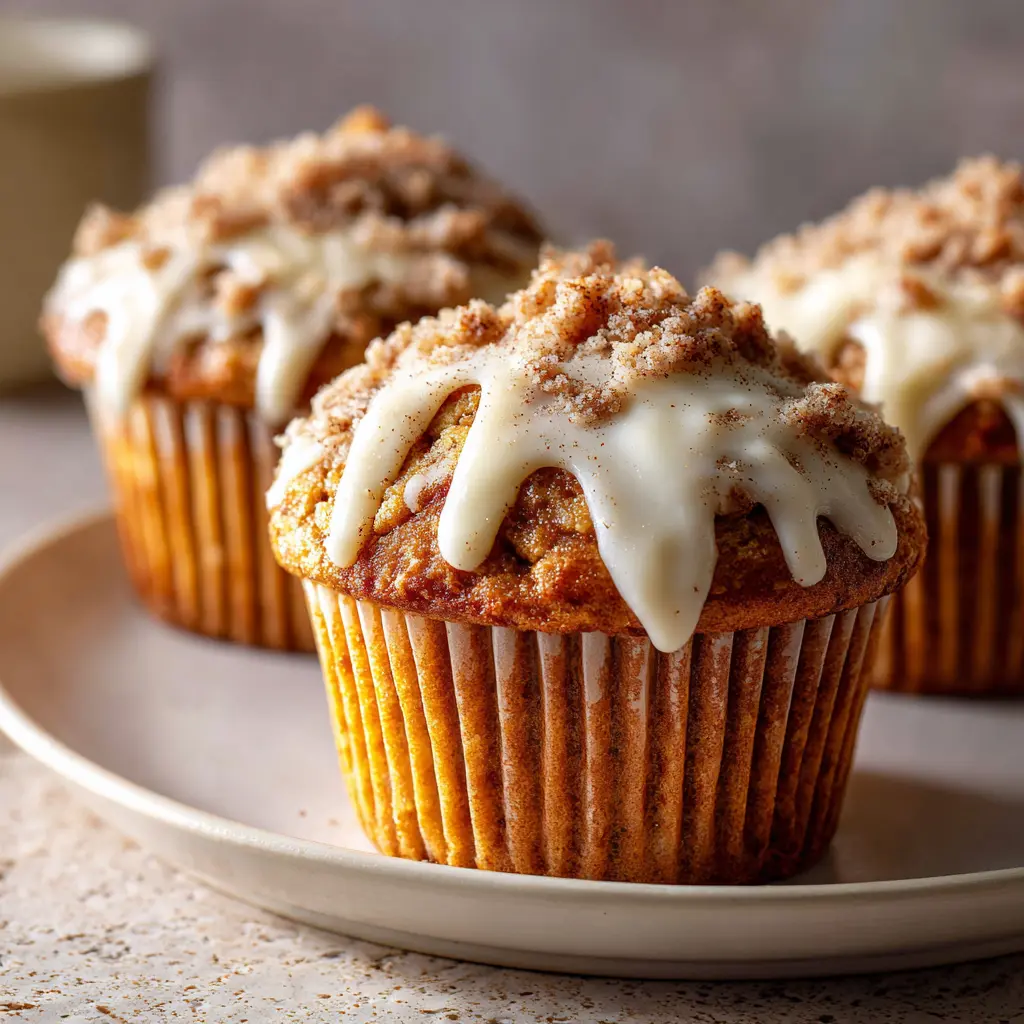 Gooey Cinnamon Cream Cheese Muffins