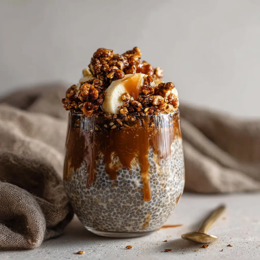 Apple Crumble Chia Pudding
