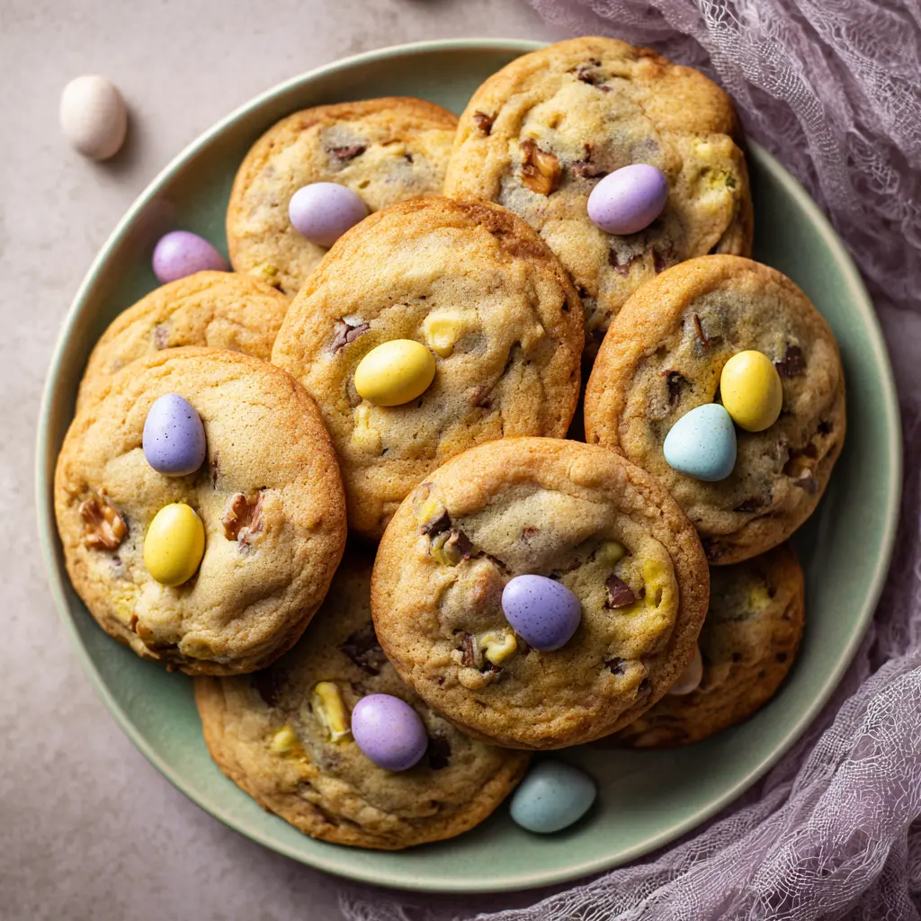 Homemade Gluten Free Cadbury Egg Cookies