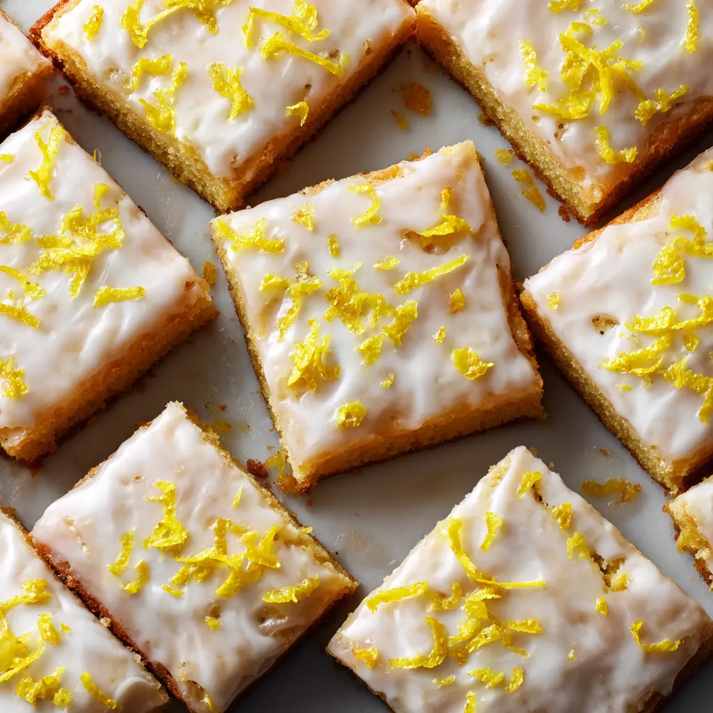 English Lemon Shortbread Strips