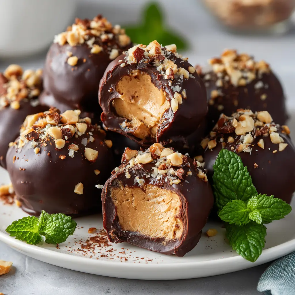 No Bake Peanut Butter Egg Bites