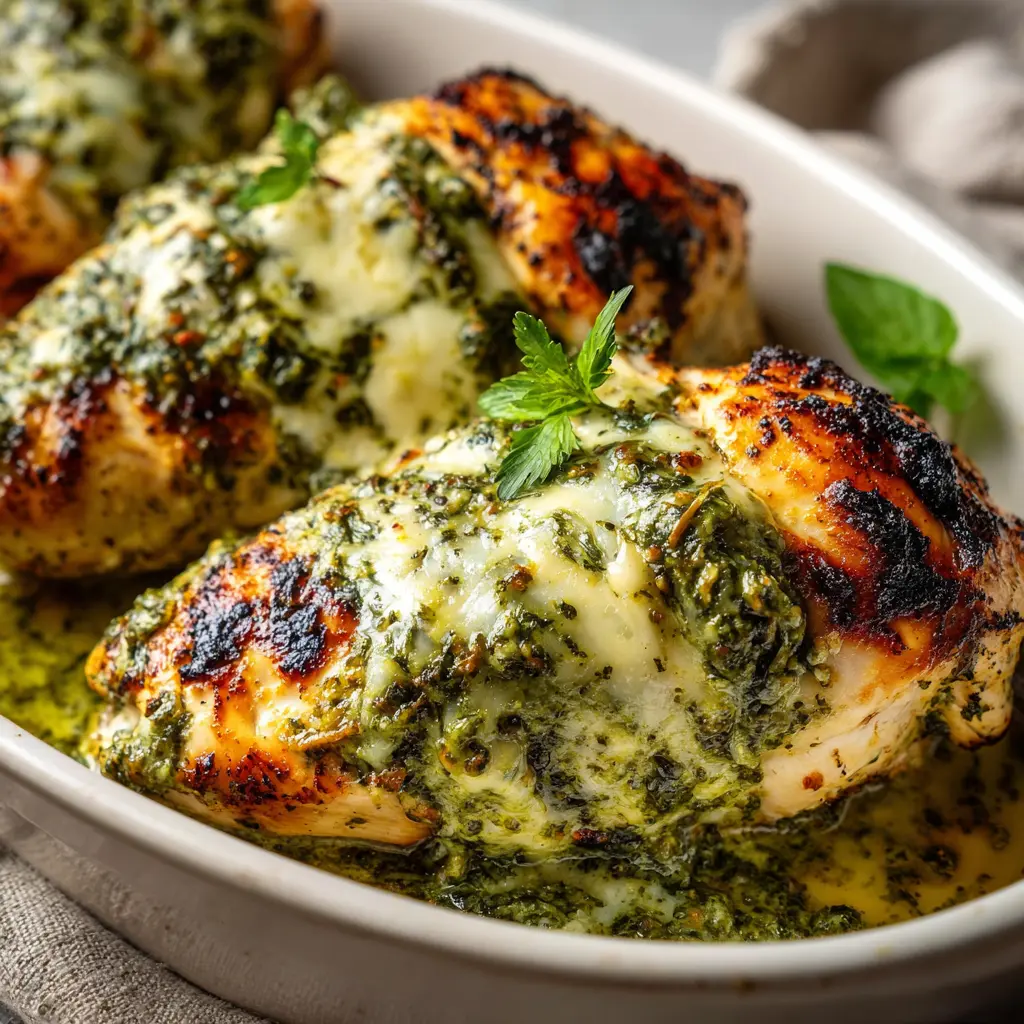 Baked Pesto Chicken