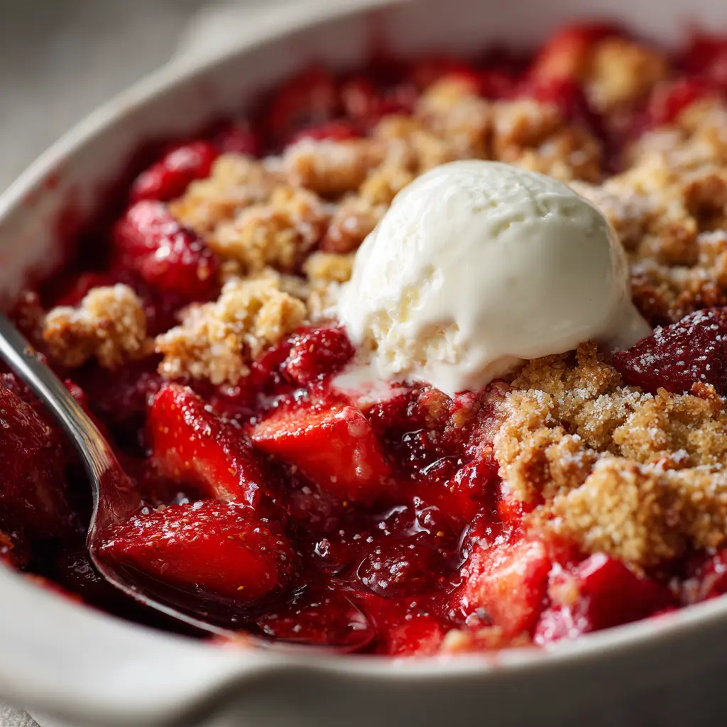 Delicious Strawberry Dump Cake